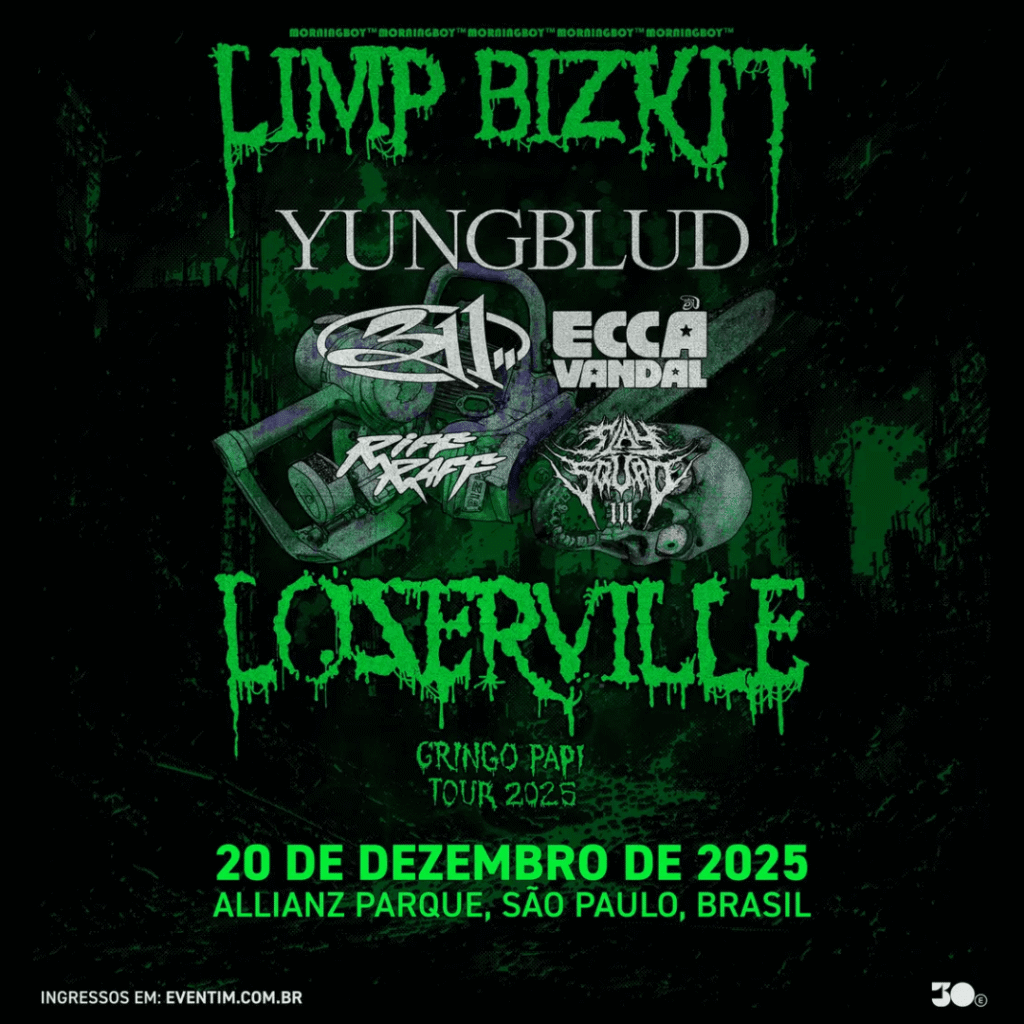Limp Bizkit e Bandas 2025 | Ingressos com Desconto