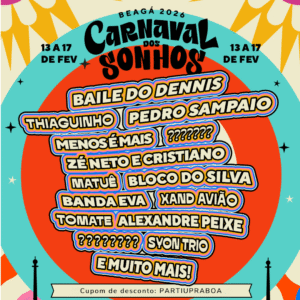 Line Up Carnaval dos Sonhos 2026