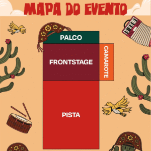 Mapa Festival Feira de São Cristóvão