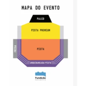 Mapa Fundição Progresso João Gomes e Vanessa da Mata