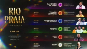 Camarote Rio Praia 2026: Guia completo Programação Camarote RioPraia