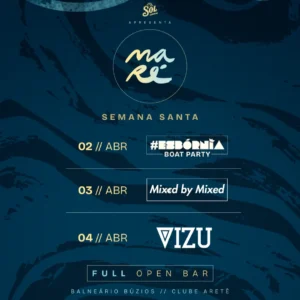 Programação Maré Semana Santa Búzios