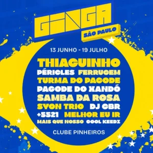 Informações Ginga São Paulo 2026