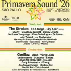 Line Up Primavera Sound São Paulo